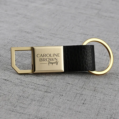 Custom High-Quality Leather Keychains