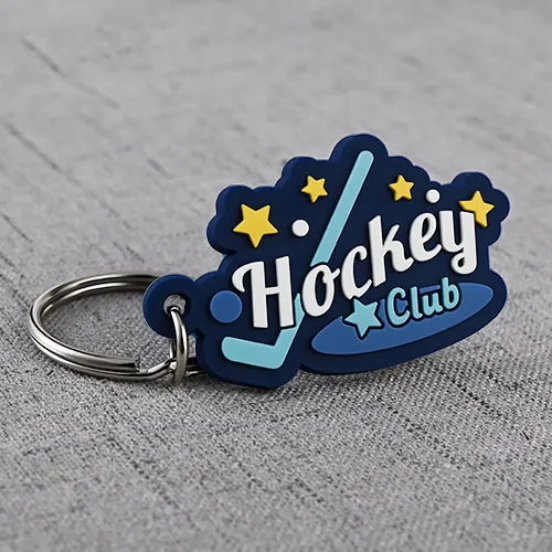 Custom PVC Keychains for Hockey Club