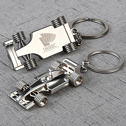 Car Metal Keychains with Engraved Logo