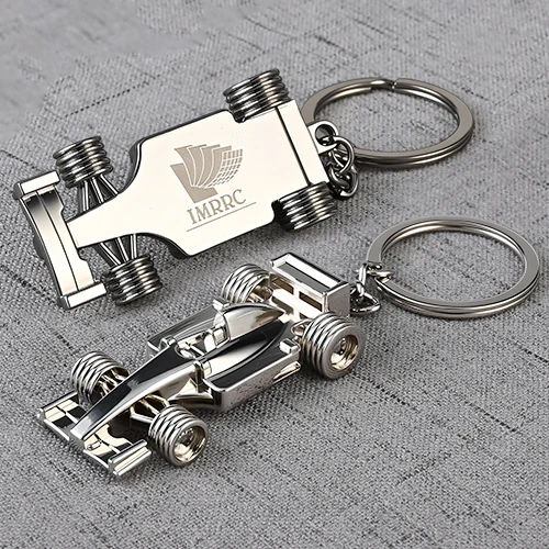 Car Metal Keychains with Engraved Logo