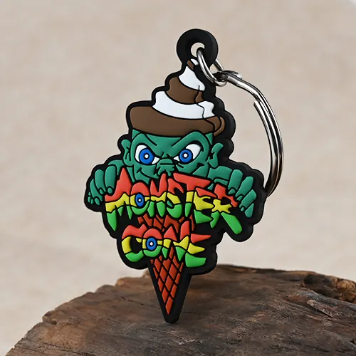 Custom PVC Keychains for Monster Cone