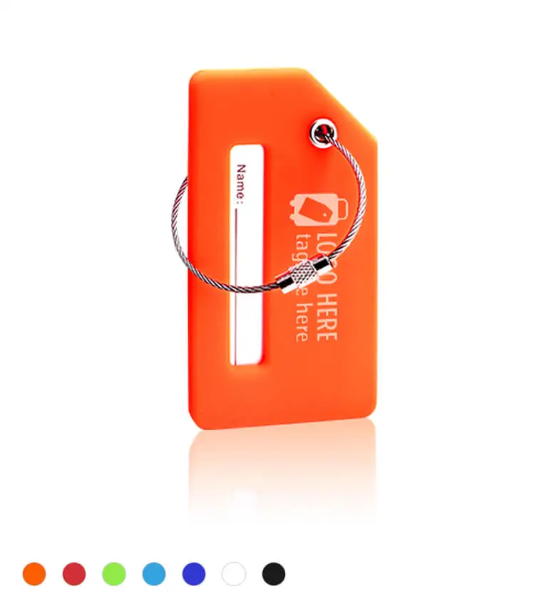 Bright Silicone Luggage Tags for Suitcases