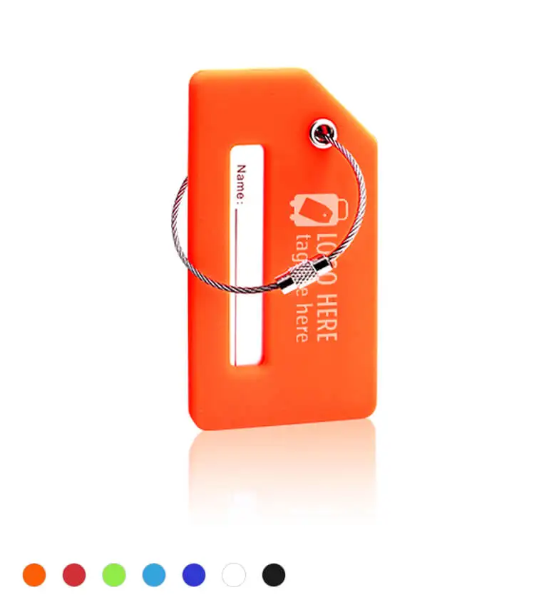 Bright Silicone Luggage Tags for Suitcases