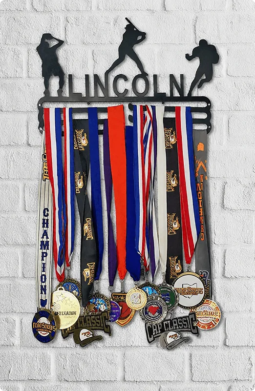 how to display medals