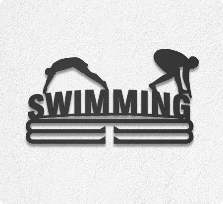 Swimming Medal Hanger