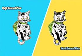 Soft Enamel VS. Hard Enamel Pins