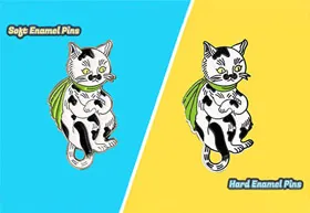 Soft Enamel VS. Hard Enamel Pins