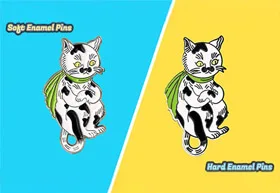 Soft Enamel VS. Hard Enamel Pins