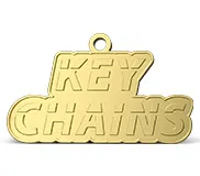 Shiny Gold for Custom Keychains