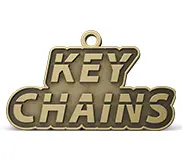 Antique Gold for Custom Keychains