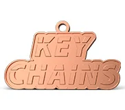 Shiny Copper for Custom Keychains