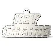 Shiny Silver for Custom Keychains