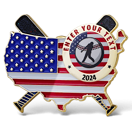 Flag Trading Pin