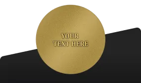 Raised Text Golf Coin Markers