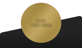 Raised Text Golf Coin Markers