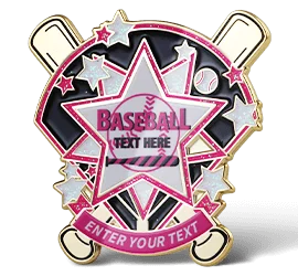 Star Baseball Trading Pin