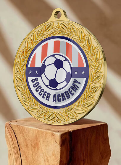 Custom Soccer Academy Medal