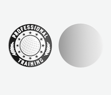 Single-Sided Design Golf Coin Markers