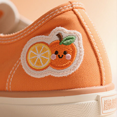 Embroidered patches for shoes