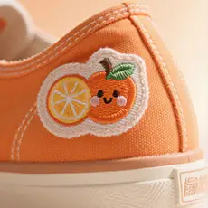 Embroidered patches for shoes