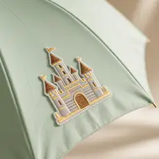 Embroidered patches for umbrellas