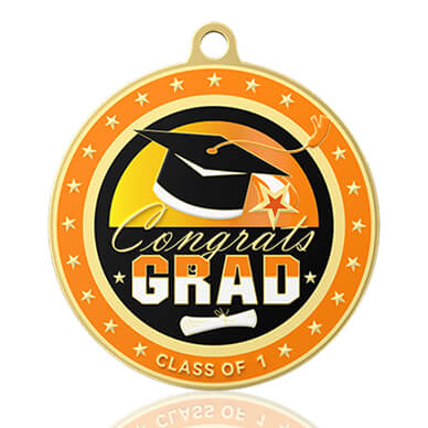 Custom Star Round Medal