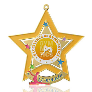 Excellence in Gymnastics Star Medal