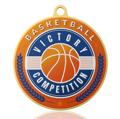 Basketball Victory Competition Medal