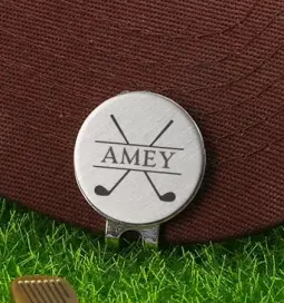 Engraved Golf Ball Marker Engraved Golf Ball Marker
