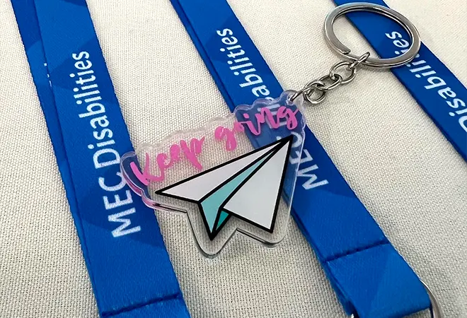 MEC Disabilities Custom Keychains