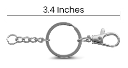 Split Ring with Lobster of keychain custom