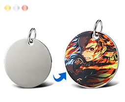 Round Shape Custom Keychains