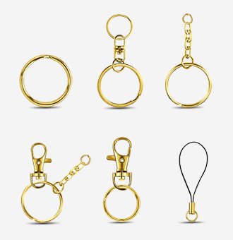Optional keychain accessories