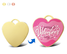 Heart Shape Custom Keychains
