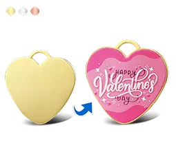 Heart Shape Custom Keychains