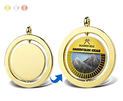 Round Spinner Custom Keychains Round Spinner Custom Keychains