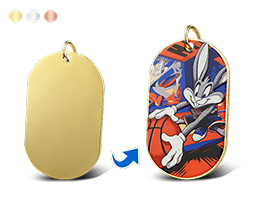 Dog Tag Custom Keychains
