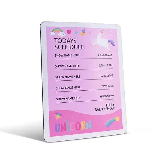 Custom Schedule Magnets