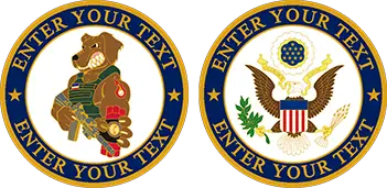 Military Eagle Custom Coins for Sale