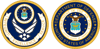Custom Air Force Military Coins Templates