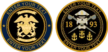 Coins Navy Military Templates
