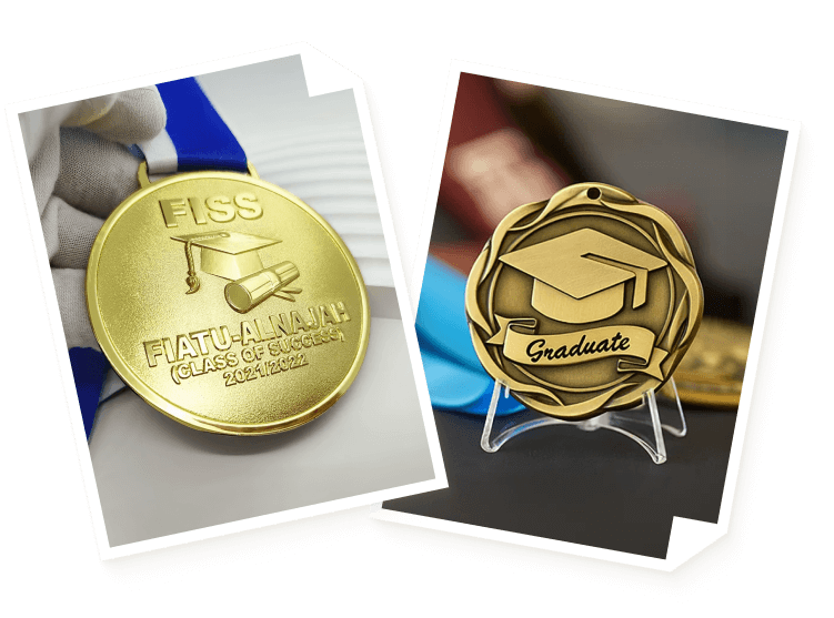 custom garduation medal