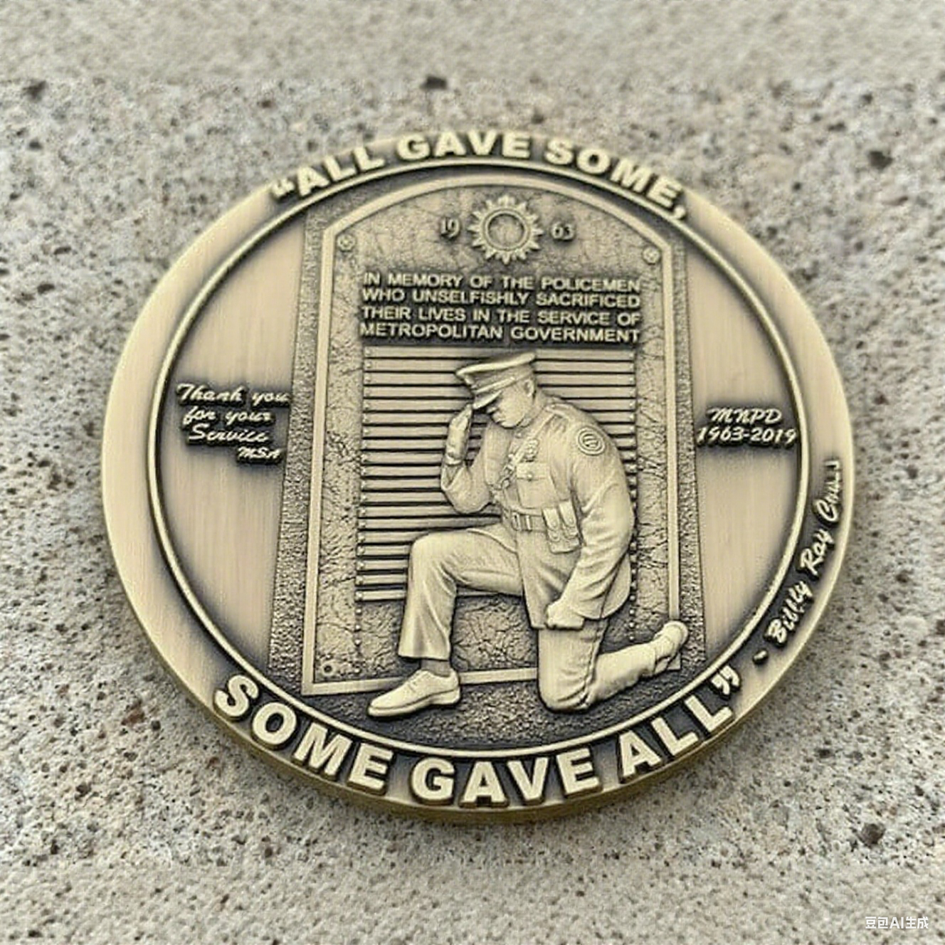 Service MSA Commemorative Coins