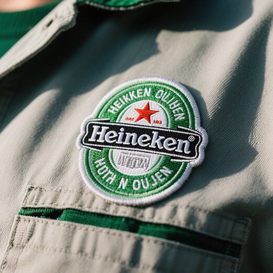 Custom Patches for Heineken