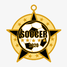 2020 Soccer Custom Medals