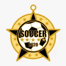 2020 Soccer Custom Medals 2020 Soccer Custom Medals