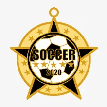 2020 Soccer Custom Medals