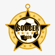 2020 Soccer Custom Medals