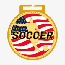 Nation Soccer Medals