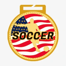 Nation Soccer Medals